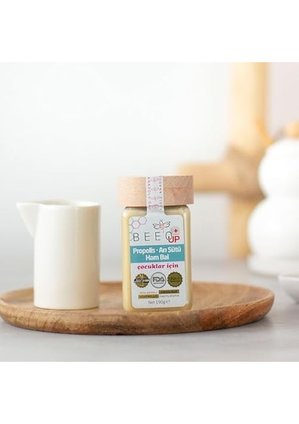 Bee'o Up Çocuklar Için Propolis Arı Sütü Ham Bal Karışımı 190 gr fiyatları