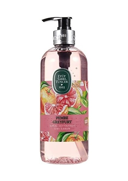Eyüp Sabri Tuncer Doğal Zeytinyağlı Sıvı Sabun Pembe Greyfurt 500 ml Pet Şişe
