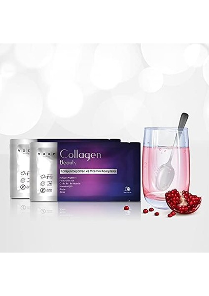 Voop Collagen Beauty 30 Saşe Nar Aromalı