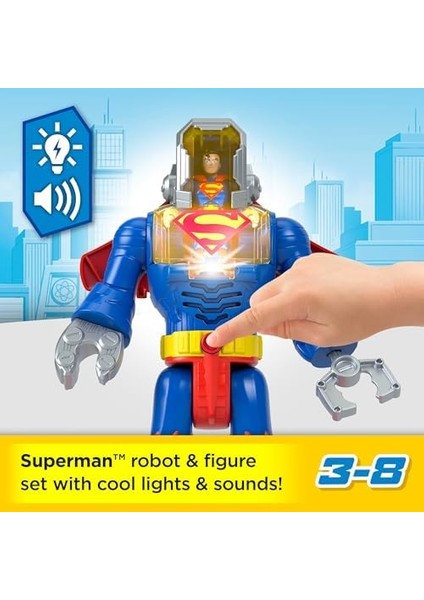 Imaginext Dc Super ™ Superman™ Insider ve Exo Kostümü Imaginext Dc Super Superman Insider ve Exo Kostümü, Işıklı ve Sesli, 6 Parça JCT47 fiyatları