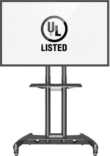 Bayou Nb AVA1500-60-1P LCD LED OLED Plazma Düz Panel Ekranlar Için 32-75 Inch Tuv Sertifikalı Tekerlekli Profosyonel Tv Sehpası