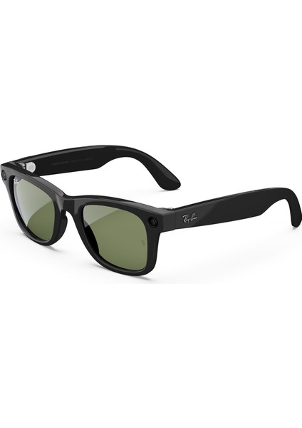 Meta Ray-Ban Wayfarer Akıllı Gözlük Parlak Siyah G15 Yeşil RW4006