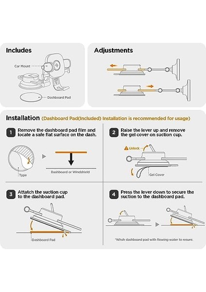 Magfit Dashboard Araç Içi Telefon Tutucu + Manyetik Kablosuz Şarj Cihazı Için Magsafe Özellikli Onetap UTS35W - ACP01280 fiyatları