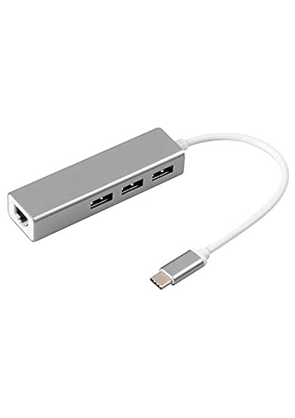Daytona FC05 Type-C To 3 x 3.0 USB + Lan Ethernet Çevirici MacBook Uyumlu modelleri