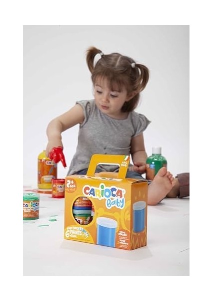 Bebek Parmak 8 Renk 8X50 ml Süper Yikanabilir 2+ Yaş modelleri