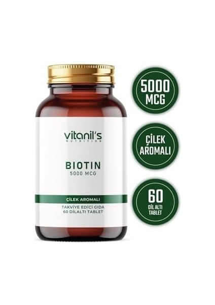 Vitanils Biotin Dilalti Tablet - 60X1