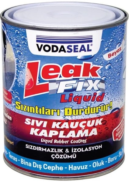 Leak Fix Kauçuk Kaplama, Beyaz, 800 Gram