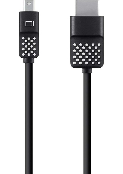 Mini 1.8 M Display Port To HDMI Cable 3m Siyah