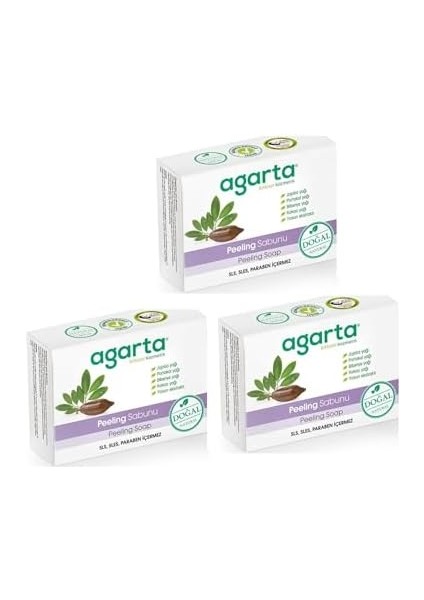 Doğal Peeling Sabunu 150 gr x 3 Adet