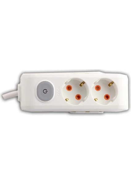 Multi-Let Ikili Priz Anahtarlı Topraklı Kablo Çocuk Korumalı 5 mt