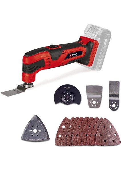 Akülü Raspalama Makinesi Tc-Mg 18 Li-Solo Power X- (Li-Ion, 18 V, Manyetik Alet Tutucu, Hız Kontrolü, Aksesuarlar Dahil, Akü ve Şarj Cihazı Dahil Değildir) - 4465170