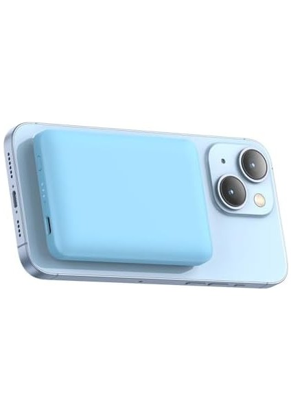 MC-3952 15W Mini Manyetik 5000 Mah Powerbank, Mavi fiyatları