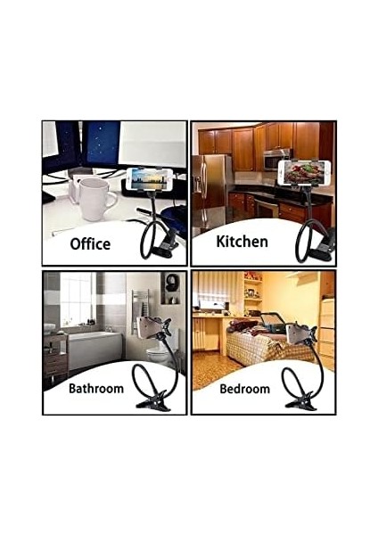 Concept Akrobat Telefon Tutucu - Akrobatik Gövde Ev Oto Ofis Için Oynar Başlıklı 360° Dönebilen Aparat modelleri