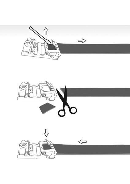 2 Adet Otomatik Tokalı Deliksiz Erkek Kemeri
