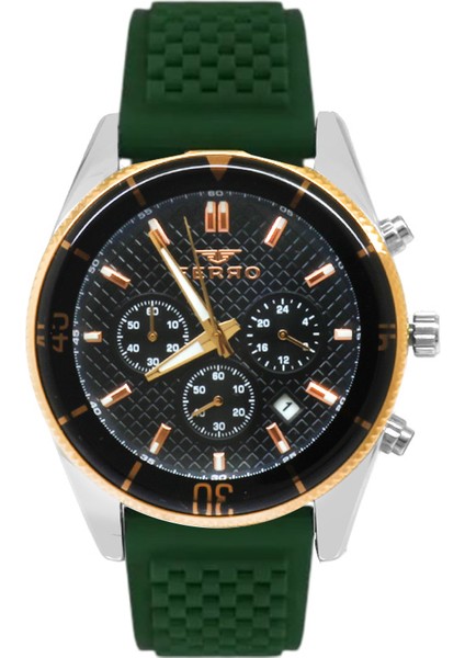 Ferro Çelik-Silikon Değiştirebilir Çift Kordunlu Erkek Kol Saati TH-FM31920D-ZG fiyatları