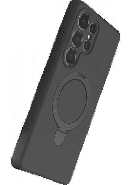 Samsung Galaxy S24 Ultra Regal Magsafe Standlı Kapak - Titan Gri modelleri