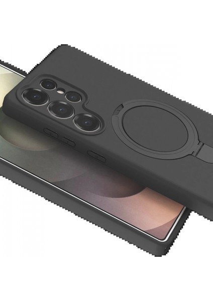 Samsung Galaxy S24 Ultra Regal Magsafe Standlı Kapak - Titan Gri fırsatları