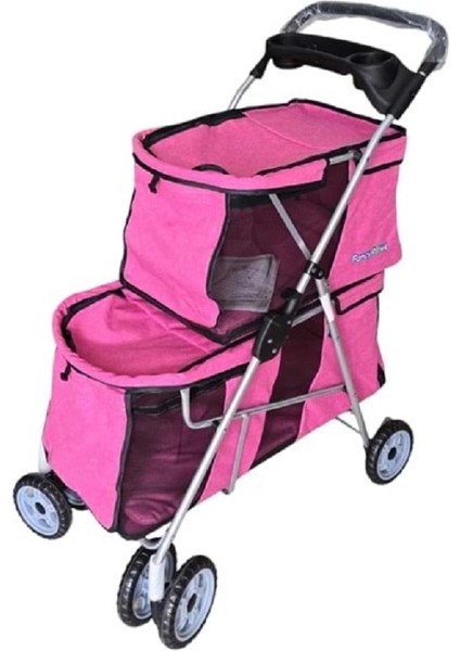Kedi & Köpek Taşıma Arabası DTC808-PINK