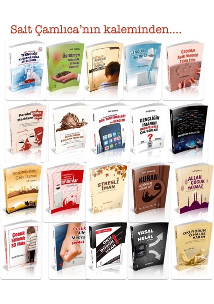 Sait Çamlıca Kitap Seti (20 Kitap Bir Arada)