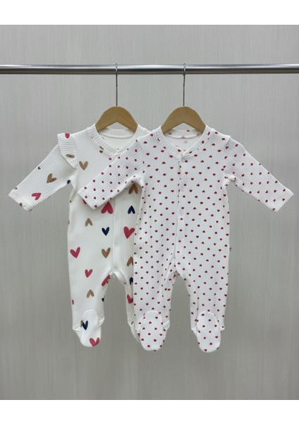 Bebek TULUM.%100 Pamuklu Kumaş Ikili Tulum 0 3AY. 3 6AY