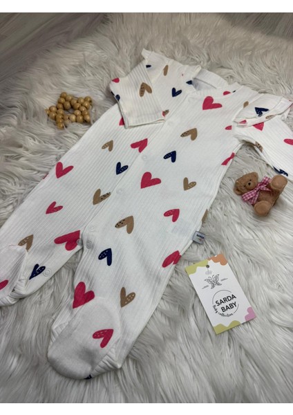 Bebek TULUM.%100 Pamuklu Kumaş Ikili Tulum 0 3AY. 3 6AY