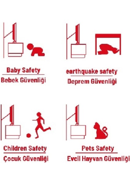 Ss-01 Tv Güvenlik Kemeri