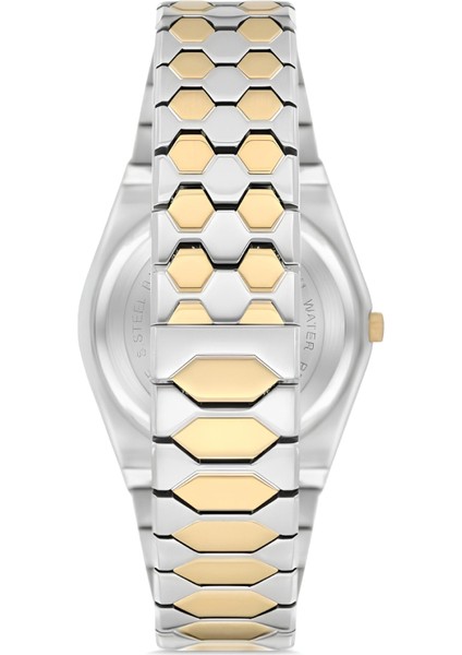 Ferro Sarı Gümüş Renk Çelik Kordon Erkek Kol Saati Fonksiyonlar Aktif 3 Atm Su Geçirmez FM40133A-D6 fiyatları