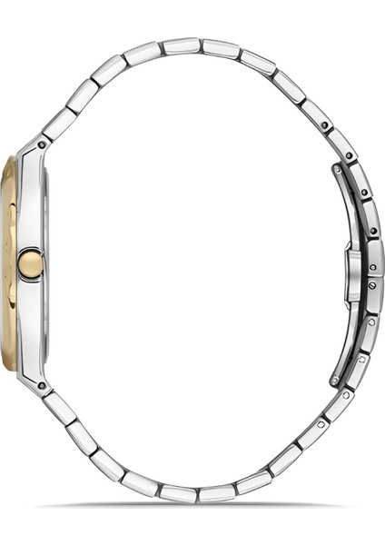 Ferro Sarı Gümüş Renk Çelik Kordon Erkek Kol Saati Fonksiyonlar Aktif 3 Atm Su Geçirmez FM40133A-D6 modelleri