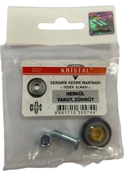 Bfs Kristal 35574 Herkül Yakut Zümrüt Yedek Seramik Elması