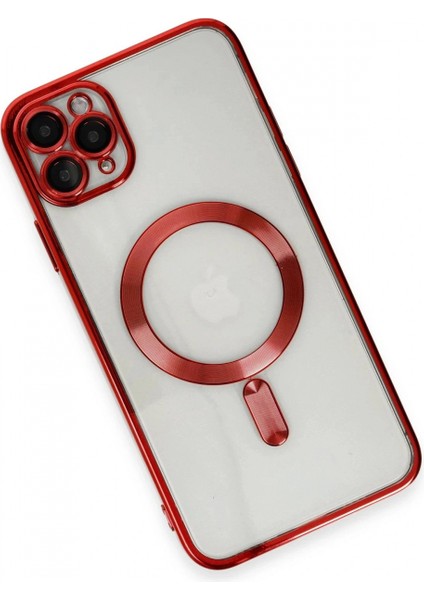 Ieg iPhone 11 Pro Max Kılıf Kross Magneticsafe Kapak - Kırmızı modelleri
