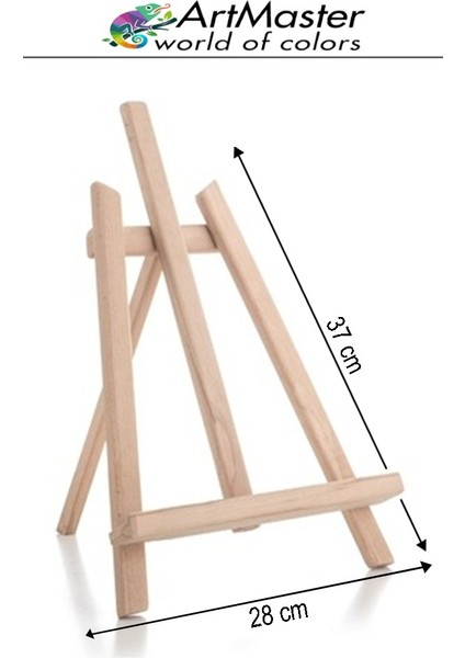 Masaüstü Küçük Şövale 28X37 cm 1 Adet Küçük Şövalye Sanatsal Tuval Resim Tutucu Sergi Çam Ağacından Imal Edilmiştir modelleri