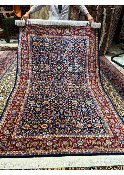 El Dokuma Sümerbank Hereke Halısı 100.SERISI Yedi Dağın Çiçeği Birinci Sınıf Kalite Ebat 235X50 fırsatları