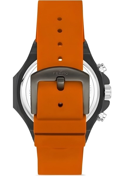 Ferro Turunucu Silikon Kordon Erkek Kol Saati Fonksiyonları Aktif 3 Atm Su Geçirmez TH-FM31348DWT-ZL fiyatları