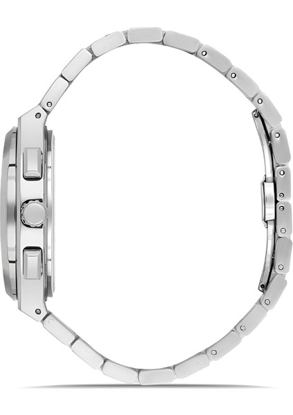 Ferro Gümüş Renk Çelik Kordon Erkek Kol Saati Fonksiyonlar Aktif 3 Atm Su Geçirmez FM43027A-A3 fiyatları