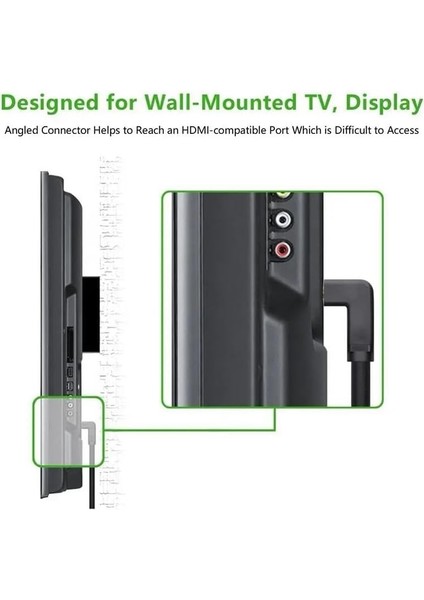 PX-4667 HDMI Dişi Erkek Uzatma, 1 Metre 90 Derece HDMI Uzatma Kablosu HDMI Uzatma, L Tip HDMI Uzatma, 1 Metre HDMI Uzatma fiyatları