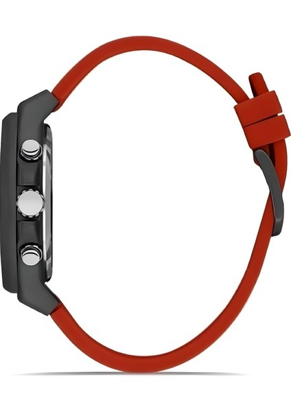Ferro Kırmızı Silikon Kordon Erkek Kol Saati Fonksiyonları Aktif 3 Atm Su Geçirmez TH-FM31348DWT-ZK modelleri
