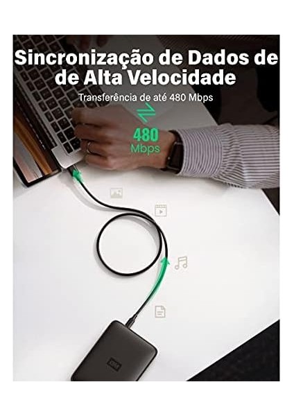 Mini USB Data ve Şarj Kablosu 50 Cm, Siyah modelleri