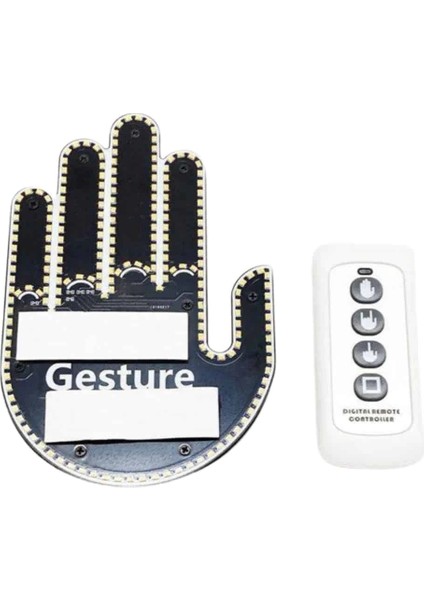 Bfs Pilli LED Işık Araç Camı Için Uzaktan Kumandalı El Simgesi indirimleri