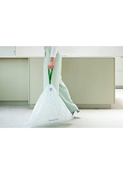 Brabantia Perfectfit Çöp Torbası, Çoklu Paket (Code H – 50 L/60 L) Ekstra Güçlü Çöp Torbaları, Çekme Bantlı, 6 Rulo (120 Çöp Torbası) fiyatları