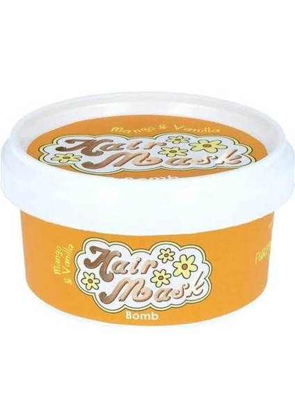 Bomb Cosmetics Mango & Vanilla Saç Maskesi 200ML 1 Paket (1 x 1 Adet)