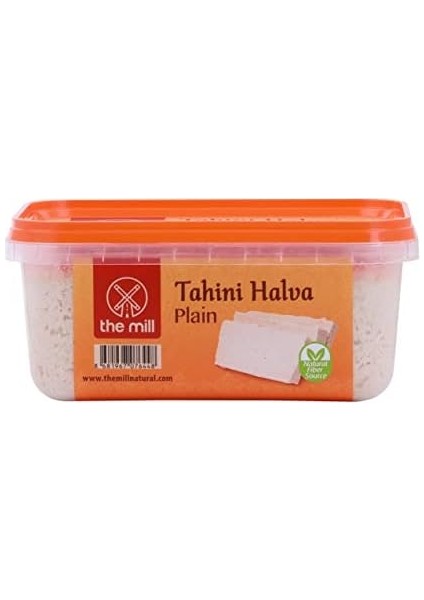 The Mill Tahin Helvası (Sade) 500 G Pet - Doğal Lif Kaynağı - Helal - Veganlara Uygun - Doğal Olarak Işlenmiş - Atıştırmalık ve Kahvaltı Için Ideal - Kimyasal Içermez - Enerji Kaynağı - Lezzetli