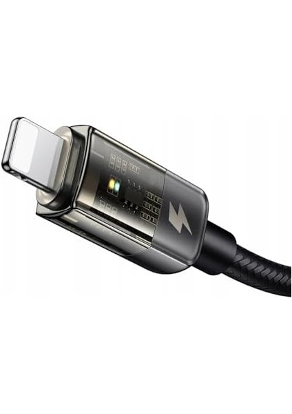 CA-3160 Typec 36W Göstergeli Data Şarj Kablo 1.2m Siya fiyatları