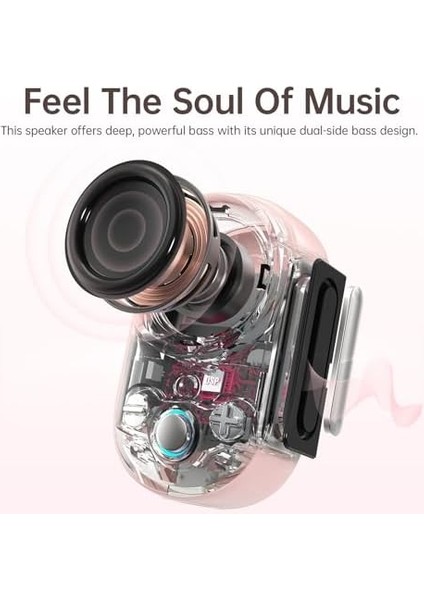 Itour-S Taşınabilir Mini Giyilebilir Bluetooth Hoparlör, Büyük Ses ve Punchy Bas, Klipsli Tasarım, IP67 Su Geçirmez ve Toz Geçirmez, 10 Saat Çalma Süresi, Ev, Seyahat, Ofis ve Dış Mekan Için modelleri