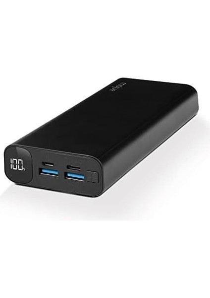 Mojue PB06 20.000MAH Pd 20W LCD Ekranlı Taşınabilir Şarj Aleti / Powerbank Siyah modelleri