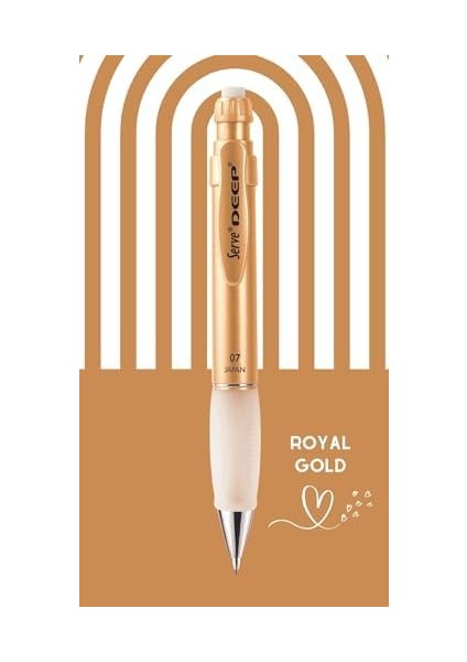 Deep Mek. Kursun Klm 07MM Metalık Altın modelleri