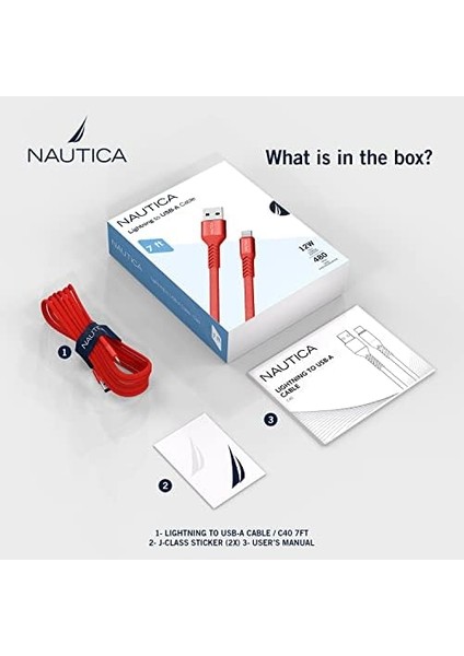 C40 Lightning To Usb-A 12W Hızlı Şarj ve Data Kablosu 2.1m Kırmızı fiyatları