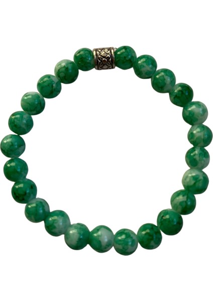 Renkli Doğal Taş Görünümlü Boncuk Bileklik – 5’li Esnek Bileklik Seti