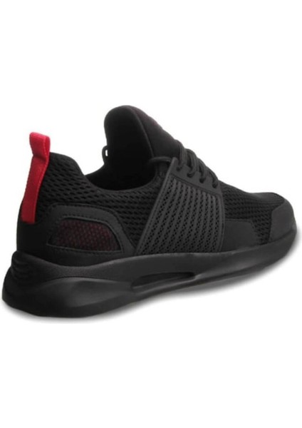 M.p 241-1065 Siyah Kırmızı Erkek Bağcıklı Günlük Ayakkabı
