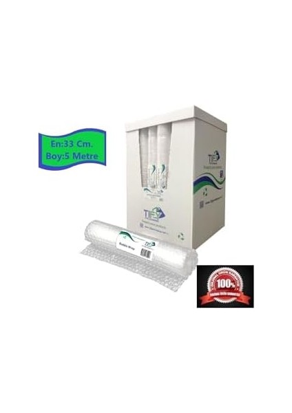 Balonlu Sargı 2 Adet 33 cm En 5 Metre Boyunda Havalı Eşya Koruma Ambalaj Pat Pat 2' Li modelleri