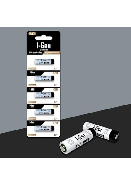 27A Pil 5'li Paket 12V MN27 (27A / A27 / L828) modelleri
